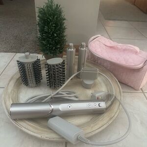 Shark Flexstyle Hair Styling Tool Set with Pink Quilted carrying case